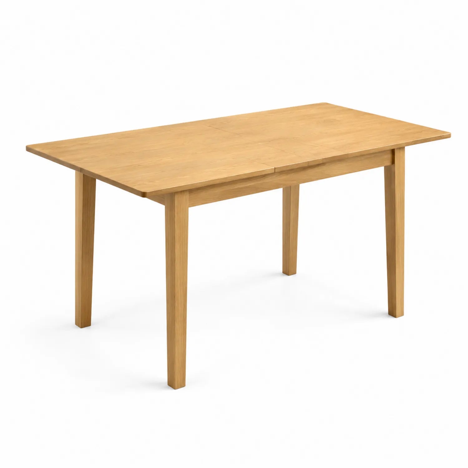 Table rectangulaire en bois de chêne clair 140x80cm